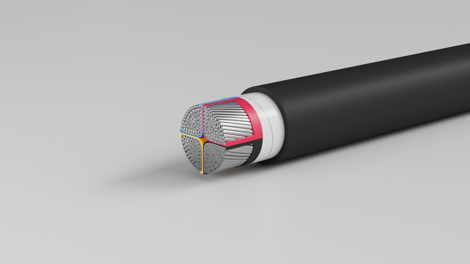 Multi Core Cables 0.6 / 1 (1.2) KV 70º C with Stranded Circular or Sector Aluminum